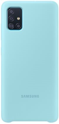Samsung Silicone Back Case for Galaxy A51 Blue - Phone Cover - Main image