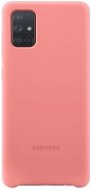 Samsung Galaxy A71 rózsaszín szilikon tok - Telefon tok