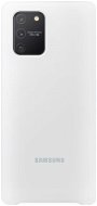 Samsung Silikónový zadný kryt pre Galaxy S10 Lite biely - Kryt na mobil