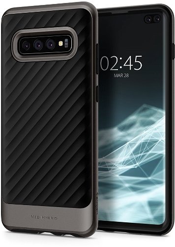 Spigen Neo Hybrid Gunmetal Grey Case - For Samsung Galaxy S24 Ultra