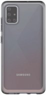 Samsung félig átlátszó hátlap tok Galaxy A51 készülékhez, fekete - Telefon tok