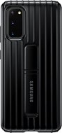 Samsung Galaxy S20 fekete ütésálló állványos tok - Telefon tok