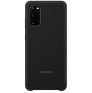 Samsung Silikónový zadný kryt pre Galaxy S20 čierny - Kryt na mobil