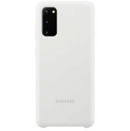 Samsung Silikónový zadný kryt pre Galaxy S20 biely - Kryt na mobil