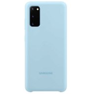 Samsung Silicone Back Cover for Galaxy S20, Blue - Phone Cover