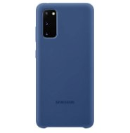 Samsung Silikónový zadný kryt pre Galaxy S20 námornícka modrá - Kryt na mobil