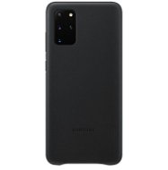 Samsung Kožený zadný kryt pre Galaxy S20+ čierny - Kryt na mobil