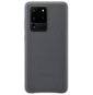 Samsung bőr tok - Galaxy S20 Ultra szürke színű készülékekhez - Telefon tok