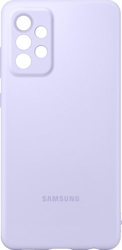 Samsung Silikon Back Case für Galaxy A72 Lilafarben - Handyhülle - Hauptbild