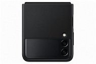 Samsung Leder-Cover für die Rückseite für Galaxy Z Flip3 schwarz - Handyhülle