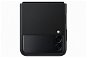 Samsung Leather Back Cover for Galaxy Z Flip3 Black - Phone Cover