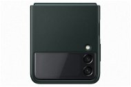 Samsung kožený zadný kryt na Galaxy Z Flip3 zelený - Kryt na mobil