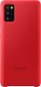 Samsung Galaxy A41 Silicone Back Case for Galaxy A41, Red - Phone Cover