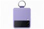 Samsung Silicone Cover with Finger Holder for Galaxy Z Flip3 Lavender - Phone Cover