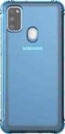 Samsung Galaxy M21 halbtransparente Handyhülle für die Rückseite blau - Handyhülle