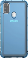 Samsung Galaxy M21 Semi-Transparent Back Cover, Blue - Phone Cover