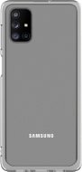 Samsung Galaxy M51 Félig átlátszó hátlap átlátszó - Telefon tok