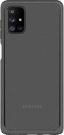 Samsung Galaxy M51 Félig átlátszó hátlap fekete - Telefon tok
