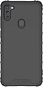 Samsung Galaxy M11 halbtransparente Handyhülle für die Rückseite schwarz - Handyhülle