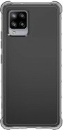 Telefon tok Samsung Galaxy A42 (5G) félig átlátszó fekete tok - Kryt na mobil