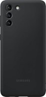Samsung Silikónový zadný kryt pre Galaxy S21+ čierny - Kryt na mobil