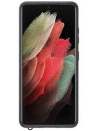 Samsung Galaxy S21 Ultra fekete átlátszó tok - Telefon tok