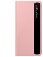 Samsung Clear View Cover for Galaxy S21+ Pink - Phone Cover