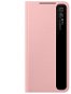 Samsung Galaxy S21+ rózsaszín Clear View tok - Telefon tok