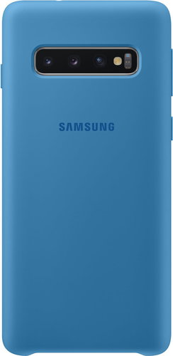 Samsung Galaxy S10 Silicone Cover Blue - Phone Cover - Main image