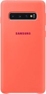 Samsung Galaxy S10 Silicone Cover neónovo ružový - Kryt na mobil