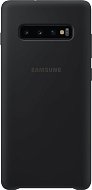 Samsung Galaxy S10+ Silicone Cover, fekete - Telefon tok