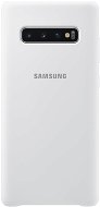Samsung Galaxy S10+ Silicone Cover, fehér - Telefon tok