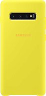 Samsung Galaxy S10+ Silicone Cover, sárga - Telefon tok