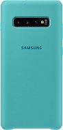 Samsung Galaxy S10+ Silicone Cover, zöld - Telefon tok