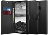 Spigen Wallet with Saffiano Black Huawei P30 Lite - Phone Cover