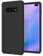 Spigen Silicone Fit Black Samsung Galaxy S10+ - Phone Cover