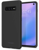 Spigen Silicone Fit Black Samsung Galaxy S10 - Telefon tok