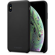 Spigen Silicone Fit iPhone XS/X, fekete - Telefon tok