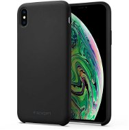 Spigen Silicone Fit Black iPhone XS Max - Phone Cover