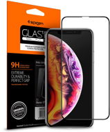 Spigen Glass FC HD Black iPhone 11 Pro/XS/X - Ochranné sklo