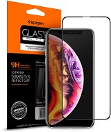 Spigen Glass FC HD Black iPhone XS / X - Schutzglas