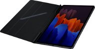 Samsung Galaxy Tab S7+/ Tab S7 FE fekete tok - Tablet tok