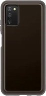 Samsung Semi-transparent back cover for Galaxy A03 black - Phone Cover