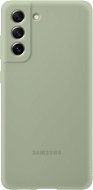 Samsung Galaxy S21 FE 5G Silicone Back Cover, Olive Green - Phone Cover