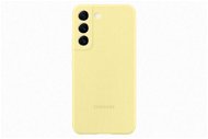 Samsung Galaxy S22 5G Silikónový zadný kryt žltý - Kryt na mobil