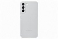 Samsung Galaxy S22+ 5G Leather Back Cover Light Grey - Phone Cover