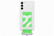 Phone Cover Samsung Galaxy S22+ 5G Silicone Cover with Loop White - Kryt na mobil