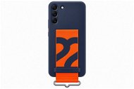 Samsung Galaxy S22+ 5G Silicone Cover with Loop Navy Blue - Phone Cover