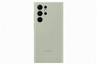 Samsung Galaxy S22 Ultra 5G Silicone Back Cover Olive Green - Phone Cover