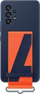 Phone Cover Samsung Galaxy A53 5G Silicone cover with pouch navy blue - Kryt na mobil